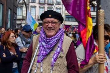 Telde en la manifestación por el Primero de Mayo en Canarias (Foto TA Y Orlando Mireles)
